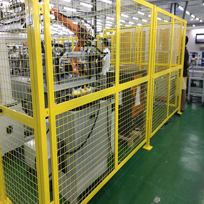 堆垛機器人防護欄 垛碼機器人防護網 簡便安裝 耐用堅固